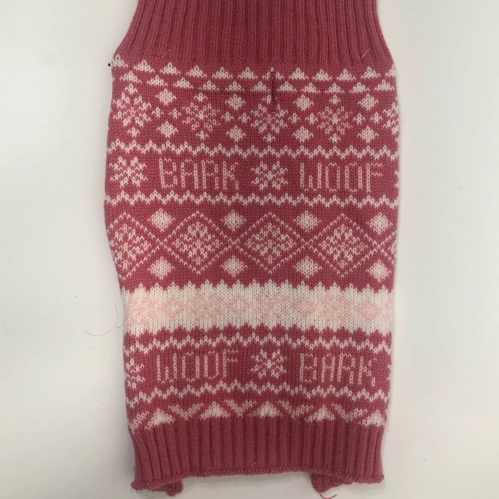 Pet Holiday Sweater Medium